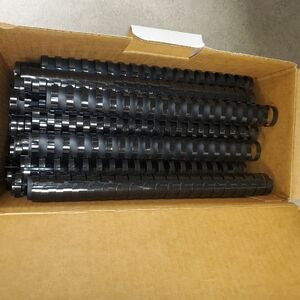 Lot of 154 NEW/Unused Ibico/GBC/Office Depot Plastic Binding Combs Various Sizes